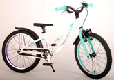 TPFSports Glamour Kinderfahrrad - Mädchen - 18 Zoll - Rücktritt + Handbremse - Grün
